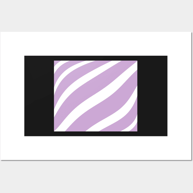 Abstract pattern - purple and white. Wall Art by kerens